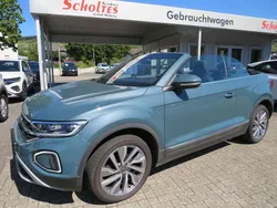 Petrolium blue metallic Gebraucht 2022 VW T-Roc Cabriolet Style Cabrio | 27.980 € (Etwas zu teuer)