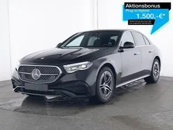 Schwarz Gebraucht 2024 Mercedes E300 AMG Limousine | 58.790 € (Fairer Preis)