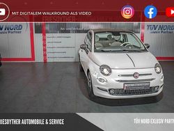 Weiß Gebraucht 2018 Fiat 500 Lounge Cabrio | 10.990 € (Etwas zu teuer)