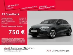 Daytonagrau perleffekt Gebraucht 2025 Audi A3 Sportback e-tron S-Line Limousine | 54.169 € (Fairer Preis)