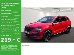 Rot Gebraucht 2020 Skoda Karoq SportLine SUV | 21.950 € (Superpreis)