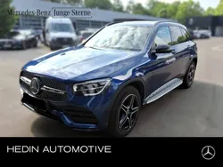Blau Gebraucht 2021 Mercedes GLC300e Exclusive Limousine | 38.899 € (Fairer Preis)