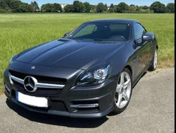 Grau Gebraucht 2013 Mercedes SLK200 AMG line Cabrio | 24.500 € (Teuer)