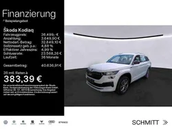 Moonweiß perleffekt/moonweiss metallic (metallic) Gebraucht 2022 Skoda Kodiaq SportLine SUV | 36.499 € (Fairer Preis)
