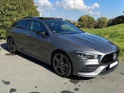 Grau Gebraucht 2021 Mercedes CLA220 AMG line Limousine | 20.999 € (Superpreis)