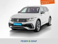 Pure white Gebraucht 2022 VW Tiguan Allspace R-line SUV | 33.460 € (Fairer Preis)