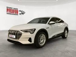 Weiß Gebraucht 2021 Audi e-tron Sportback S-Line SUV | 28.900 € (Guter Preis)