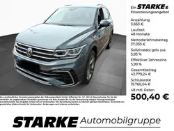 Grau (platinum grey metallic) Gebraucht 2022 VW Tiguan Allspace R-line SUV | 40.698 € (Fairer Preis)