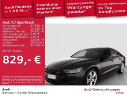 Mythosschwarz metallic Gebraucht 2024 Audi A7 Sportback Ambiente Kleinwagen | 67.990 € (Guter Preis)