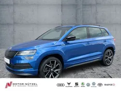 Raceblau metallic Gebraucht 2021 Skoda Karoq SportLine SUV | 31.990 € (Etwas zu teuer)