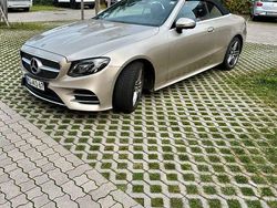 Silber Gebraucht 2018 Mercedes E300 AMG line Cabrio | 27.700 € (Fairer Preis)