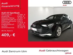 Schwarz Gebraucht 2024 Audi A3 Sportback Advanced Plus Limousine | 33.680 € (Fairer Preis)