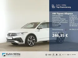 Pure white Gebraucht 2022 VW Tiguan Allspace R-line SUV | 36.875 € (Etwas zu teuer)