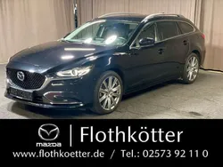Jet black Gebraucht 2024 Mazda 6 Exclusive-Line Kombi | 26.480 € (Superpreis)