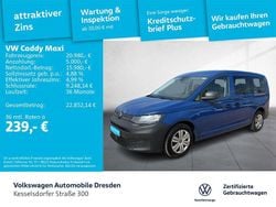 Blau Gebraucht 2021 VW Caddy Maxi Basis Van / Kleinbus | 20.980 € (Guter Preis)