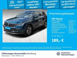 Nightshade blue metallic (metallic) Gebraucht 2024 VW Tiguan Move SUV | 29.350 € (Guter Preis)