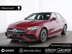Rot Gebraucht 2024 Mercedes C300e AMG Limousine | 47.900 € (Guter Preis)