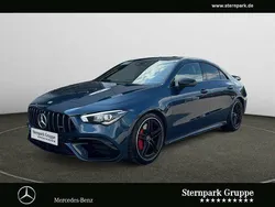 Blau Gebraucht 2022 Mercedes CLA45 AMG Night Limousine | 52.900 € (Fairer Preis)