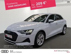 Weiß Gebraucht 2024 Audi A3 Sportback Advanced Limousine | 27.570 € (Guter Preis)