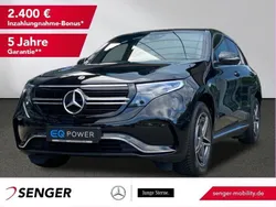 Schwarz Gebraucht 2021 Mercedes EQC400 AMG line SUV | 46.970 €