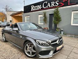 Grau Gebraucht 2018 Mercedes C220 AMG line Cabrio | 23.490 € (Fairer Preis)