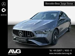 Lack mountaingrau Gebraucht 2024 Mercedes CLA35 AMG Advanced Plus Coupé | 45.800 € (Superpreis)