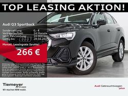 Mythosschwarz metallic Gebraucht 2024 Audi Q3 Sportback Ambiente SUV | 39.270 € (Guter Preis)