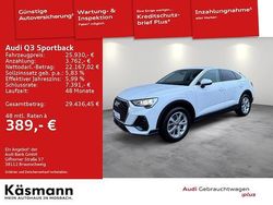 Weiß Gebraucht 2022 Audi Q3 Sportback Basis SUV | 25.930 € (Fairer Preis)