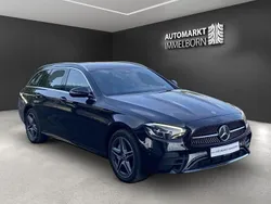 Obsidianschwarz metalliclack (metallic) Gebraucht 2021 Mercedes E300 AMG Kombi | 29.180 € (Guter Preis)