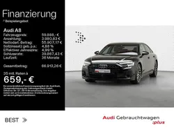 Mythosschwarz metallic Gebraucht 2023 Audi A8 Ambiente Limousine | 59.888 € (Superpreis)