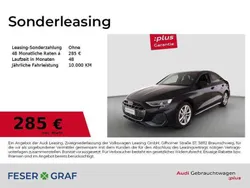 Mythosschwarz metallic Gebraucht 2024 Audi A3 S-Line Limousine | 32.990 € (Teuer)
