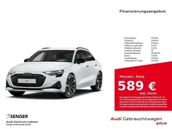 Gletscherweiß metallic Gebraucht 2024 Audi A3 Advanced Plus Limousine | 55.450 €
