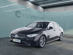 Schwarz Gebraucht 2024 Mercedes A200 AMG Limousine | 37.130 € (Teuer)