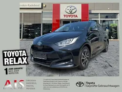 Black mica / ink Gebraucht 2021 Toyota Yaris Hybrid Team Kleinwagen | 18.490 € (Fairer Preis)