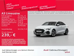 Gletscherweiß metallic Gebraucht 2024 Audi A3 S-Line Limousine | 31.731 € (Fairer Preis)