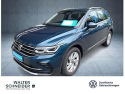 Nightshade blue metallic (metallic) Gebraucht 2021 VW Tiguan Elegance SUV | 29.350 € (Fairer Preis)