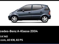 Andere farben Gebraucht 2004 Mercedes A140 Van / Kleinbus | 1.900 €