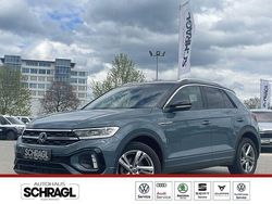 Petroleum blue metallic/dach schwarz Gebraucht 2022 VW T-Roc R-line SUV | 27.470 € (Fairer Preis)