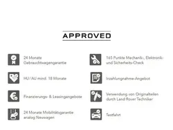 Schwarz Gebraucht 2024 Land Rover Range Rover evoque S | 51.490 € (Teuer)