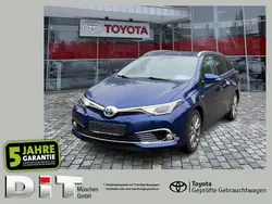 Dark blue mica (metallic) Gebraucht 2016 Toyota Auris Hybrid Executive Kombi | 17.990 € (Teuer)