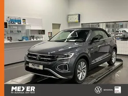 Rauchgrau metallic / schwarz Neu 2024 VW T-Roc Cabriolet Goal Cabrio | 39.999 € (Superpreis)