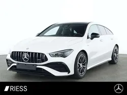 Unilack polarweiß Gebraucht 2024 Mercedes CLA35 AMG Premium Kombi | 44.400 € (Superpreis)