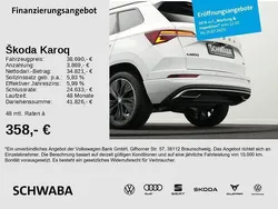 Moonweiß perleffekt Gebraucht 2024 Skoda Karoq SportLine SUV | 38.690 € (Fairer Preis)