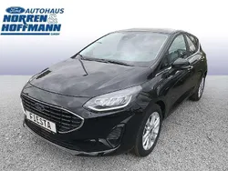 Obsidianschwarz metallic Gebraucht 2023 Ford Fiesta Titanium Kleinwagen | 16.980 € (Guter Preis)