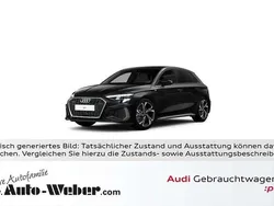 Mythosschwarz metallic Gebraucht 2022 Audi A3 Sportback S-Line Kombi | 26.590 € (Guter Preis)