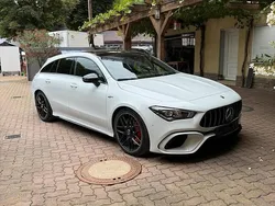 Weiß Gebraucht 2021 Mercedes CLA45 AMG Shooting Brake AMG Kombi | 49.999 € (Teuer)