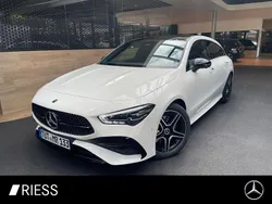 Unilack polarweiß Gebraucht 2025 Mercedes CLA200 Shooting Brake AMG line Kombi | 49.444 €