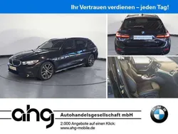 Schwarz Gebraucht 2021 BMW 320 Sport Line Kombi | 25.820 € (Etwas zu teuer)
