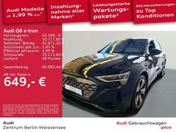 Mythosschwarz metallic Gebraucht 2023 Audi Q8 e-tron Advanced Plus SUV | 53.389 € (Fairer Preis)