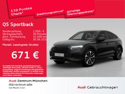 Mythosschwarz metallic Gebraucht 2024 Audi Q5 Sportback S-Line SUV | 64.374 €